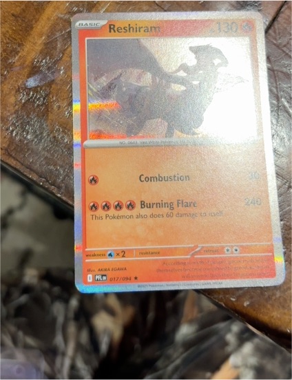 2014 Pokémon #017 Reshiram Me02: Phantasmal Flames — front