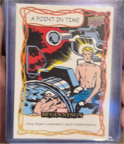 2022 Marvel Beginnings Vol 2 Series 1 A Point in Time #PT8 Captain America — front