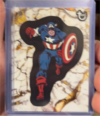 2025 Topps Marvel Comic Book Heroes #31 Captain America — front