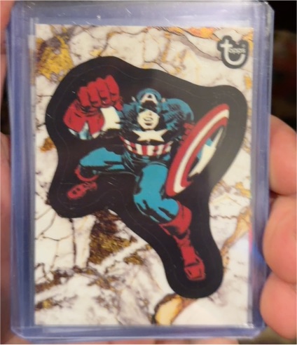 2025 Topps Marvel Comic Book Heroes #31 Captain America — front