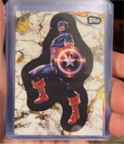 2025 Topps Marvel Comic Book Heroes 1975 #108 Captain America — front