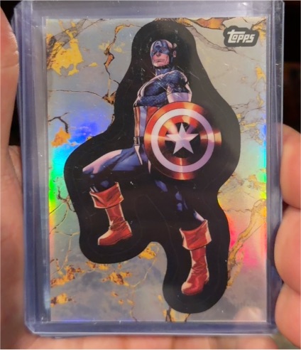 2025 Topps Marvel Comic Book Heroes 75th #108 Captain America — front