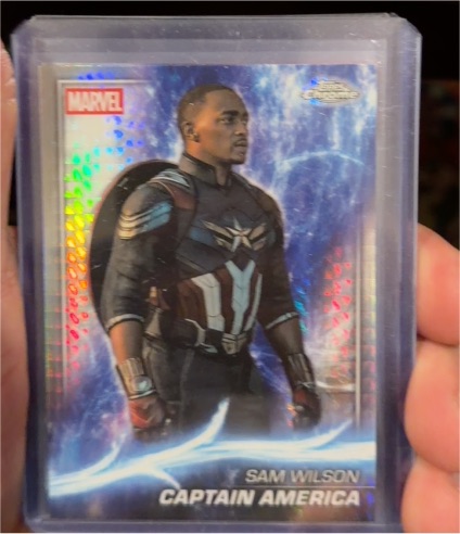 2025 Topps Chrome Marvel Studios #167 Sam Wilson Captain America — front