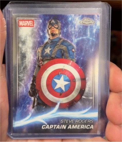 2025 Topps Chrome Marvel Studios Captain America Steve Rogers #20 — front