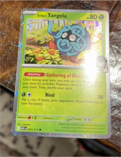 2023 Pokémon Ascended Heroes #007 Erika's Tangela — front