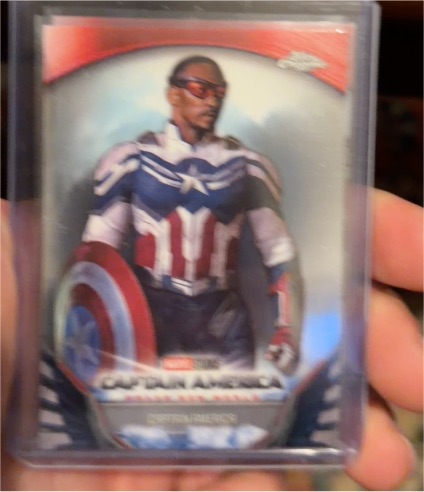 2025 Topps Chrome Marvel Studios #BNW-1 Captain America — front