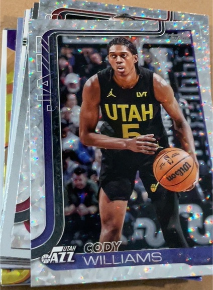 2025-26 Topps #130 Cody Williams — front