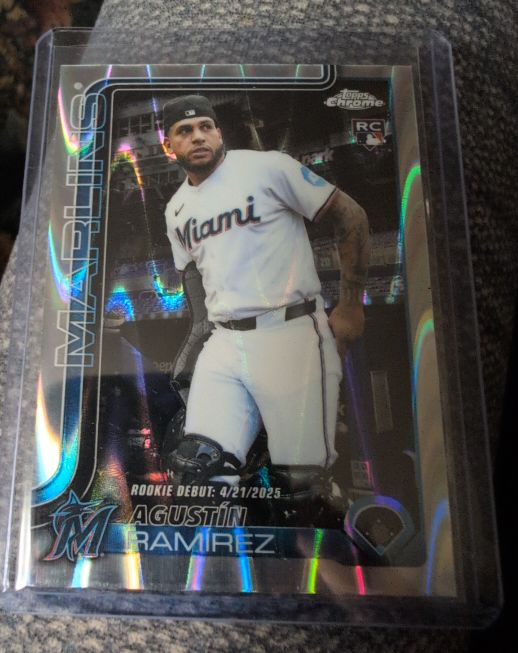 2025 Topps Chrome Update #USC38 Agustin Ramirez — front