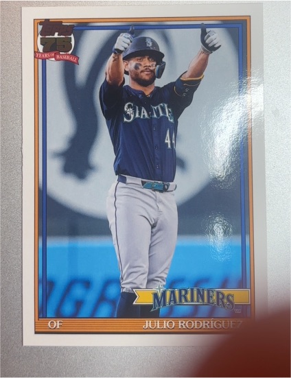 2026 Topps Series 1 1991 Design #T91-39 Julio Rodriguez — front
