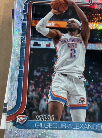 2025-26 Topps #115 Shai Gilgeous-Alexander — front