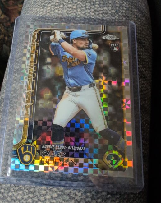 2025 Topps Chrome Update #USC112 Caleb Durbin — front