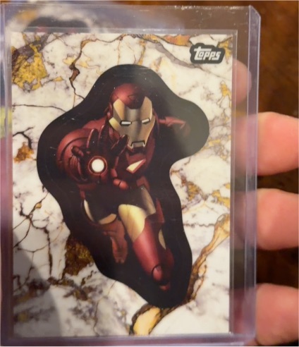 2025 Topps Marvel Comic Book Heroes 1975 Golden Anniversary #75 Iron Man — front