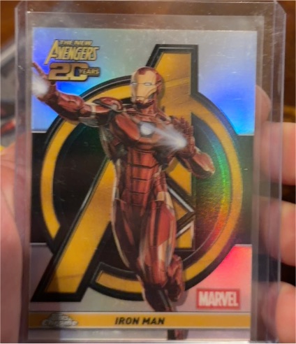 2025 Topps Chrome Marvel Iron Man The New Avengers 20th Anniversary #AV-9 — front