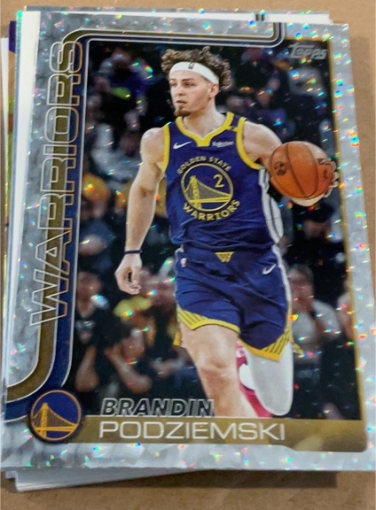 2025-26 Topps #141 Brandin Podziemski — front