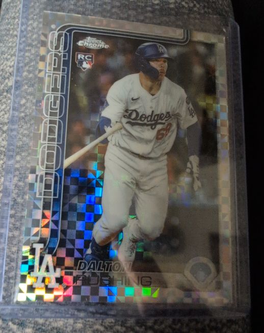 2025 Topps Chrome Update #USC129 Dalton Rushing — front
