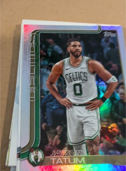 2025-26 Topps #1 Jayson Tatum — front