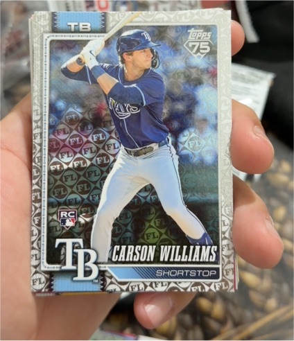 2026 Topps Series 1 #25 Carson Williams — front