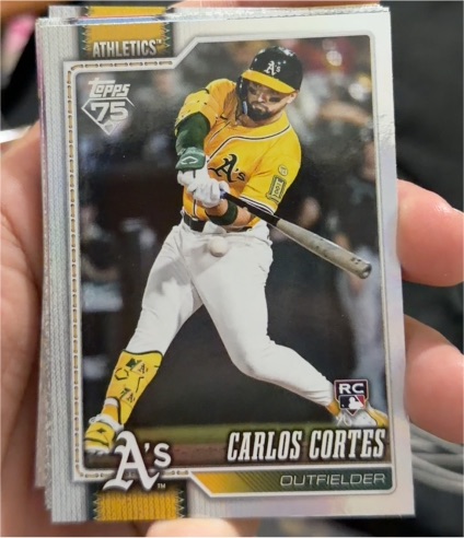 2026 Topps Series 1 #249 Carlos Cortes — front