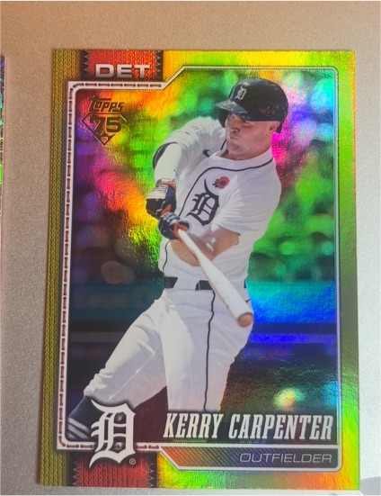 2026 Topps Series 1 #61 Kerry Carpenter — front