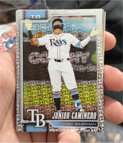 2026 Topps Series 1 #328 Junior Caminero — front