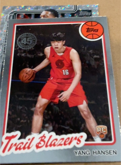 2025 Topps 45th Anniversary #80BK-62 Yang Hansen — front