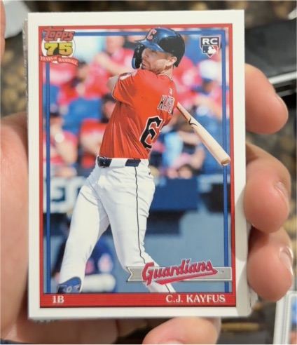 2026 Topps 75 Years Baseball #191 C.J. Kayfus — front