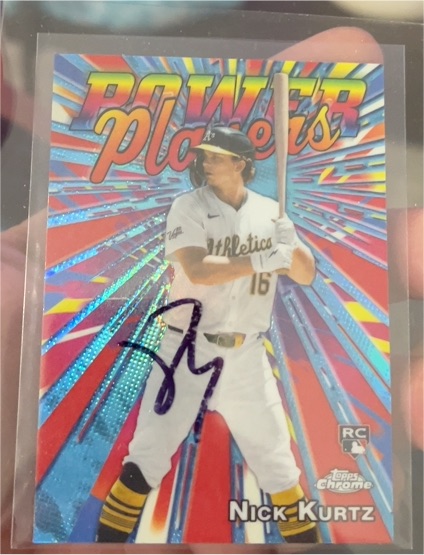 2025 Topps Chrome Update #PP-30 Nick Kurtz Power Players RC — front