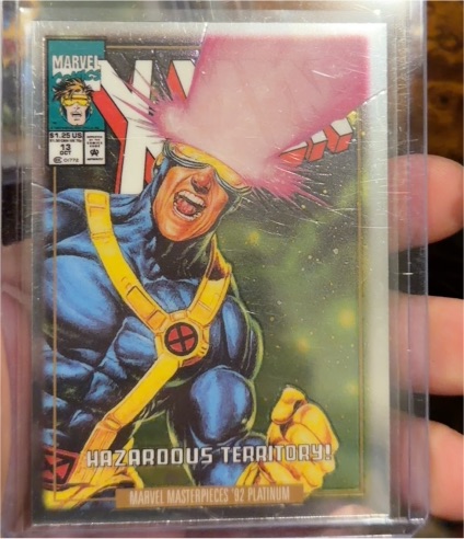 1992 Marvel Masterpieces #13 Cyclops — front