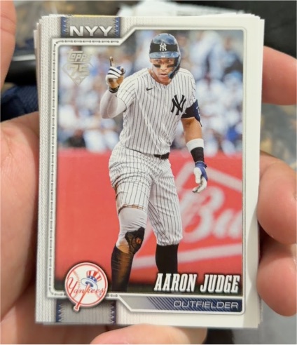 2026 Topps Series 1 #1 Aaron Judge — front