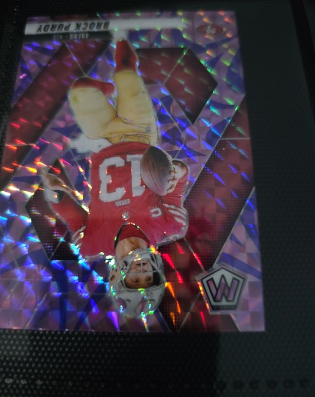 2025 Panini Mosaic #221 Brock Purdy — front
