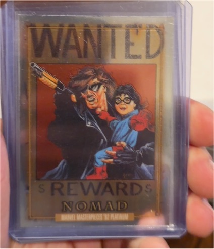 1992 SkyBox Marvel Masterpieces '92 Platinum #70 Nomad — front