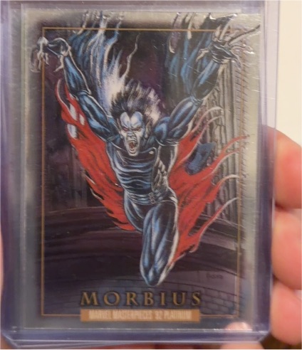 2024 Upper Deck Marvel Masterpieces '92 Platinum #60 Morbius — front