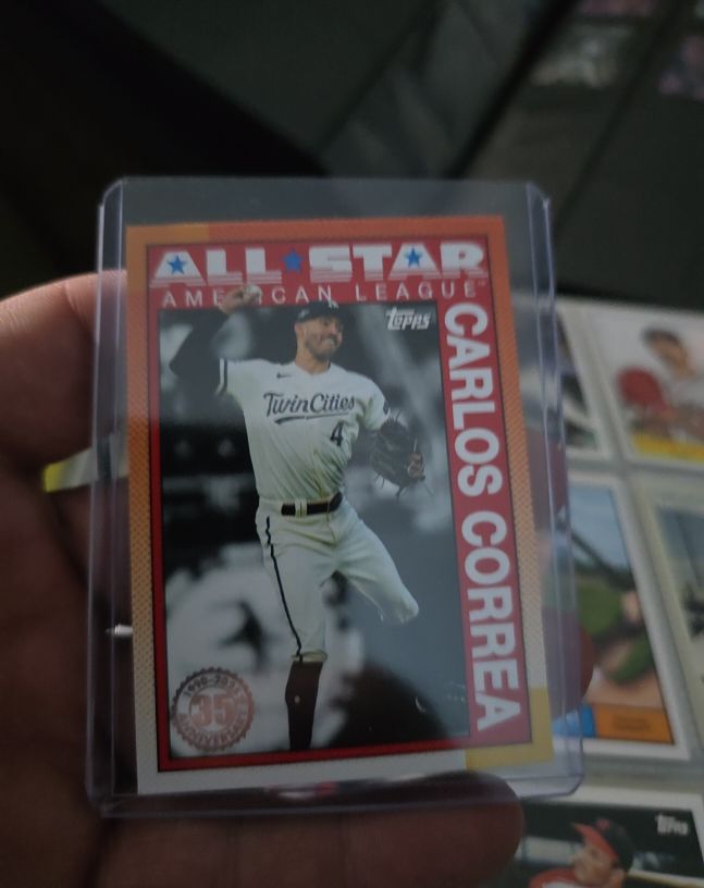 2025 Topps Series 2 1990 Topps All-Star #90AS-18 Carlos Correa — front