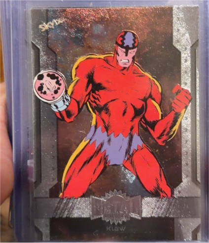 2024 Skybox Marvel Metal Universe Avengers #102 Klaw — front