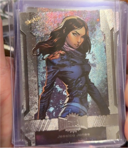 2024 Skybox Marvel Metal Universe Avengers #80 Jessica Jones — front