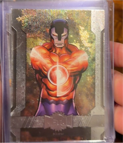 2024 Skybox Marvel Metal Universe Avengers #2 Klaw — front