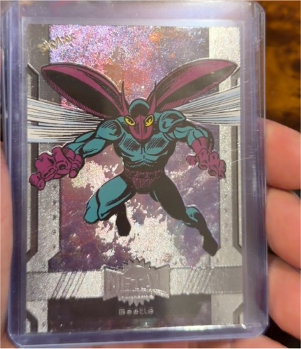 2024 SkyBox Marvel Metal Universe Avengers #192 Beetle — front