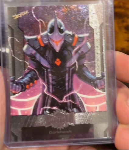 2024 SkyBox Metal Universe Marvel Avengers #78 Darkhawk — front