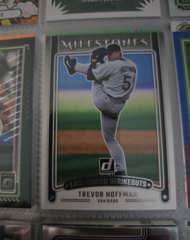 2025 Panini Donruss #2 Trevor Hoffman Milestones — front