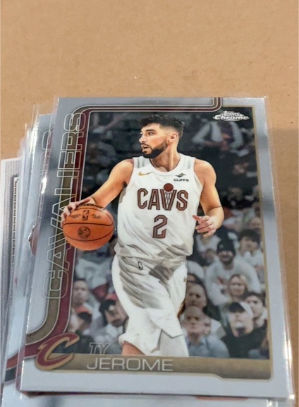 2025-26 Topps Chrome #4 Ty Jerome Cleveland Cavaliers — front