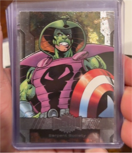 2024 Skybox Metal Universe Avengers #57 Serpent Society — front