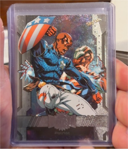 2024 SkyBox Marvel Metal Universe Avengers #89 Patriot — front