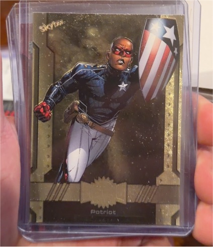 2024 SkyBox Marvel Metal Universe Avengers #189 Patriot — front