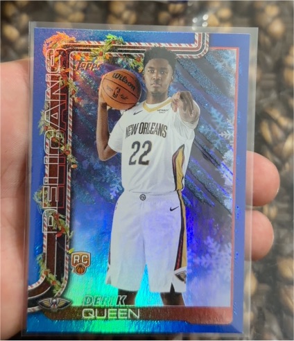 2025-26 Topps Holiday #H173 Derik Queen — front