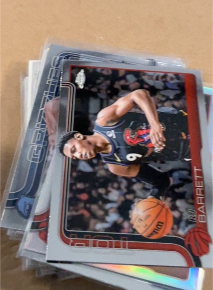 2025-26 Topps Chrome #9 RJ Barrett — front
