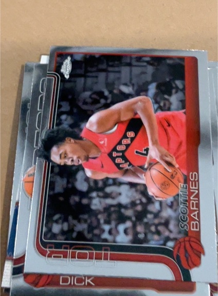 2025-26 Topps Chrome #203 Scottie Barnes Toronto Raptors — front