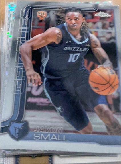 2025-26 Topps Chrome #299 Javon Small — front