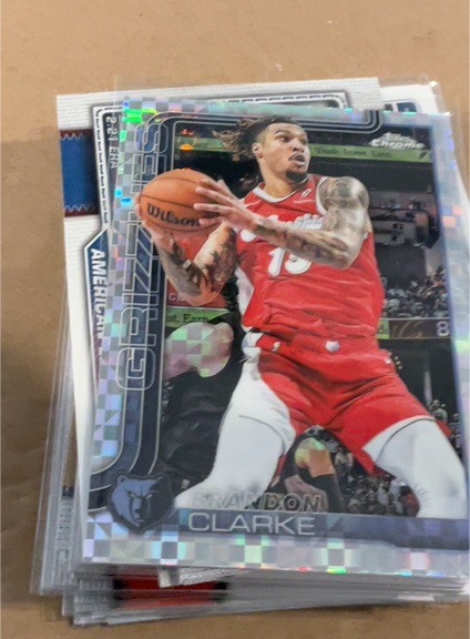 2025-26 Topps Chrome #133 Brandon Clarke — front