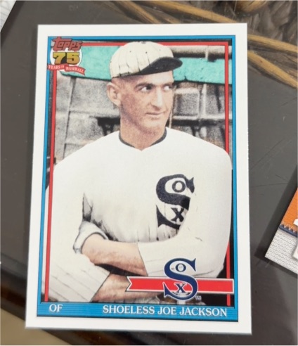2026 Topps Series 1 #T91-27 Shoeless Joe Jackson — front