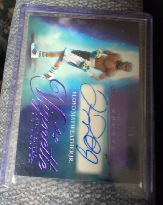 2024 Leaf Vibrance The Paladins Floyd Mayweather Jr. Autograph — front